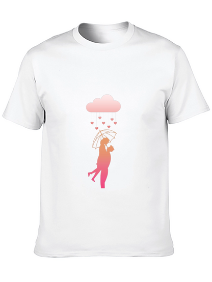 Romantic Rain Heart T-Shirt