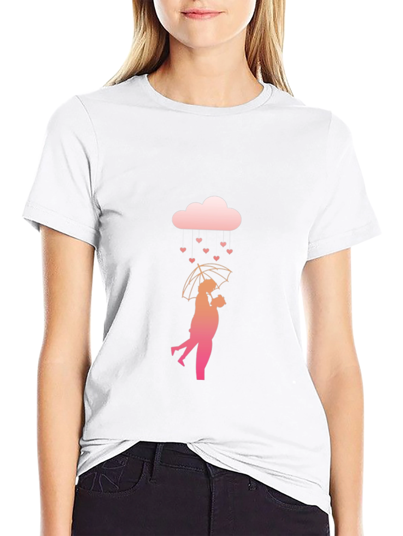 Romantic Rain Heart T-Shirt
