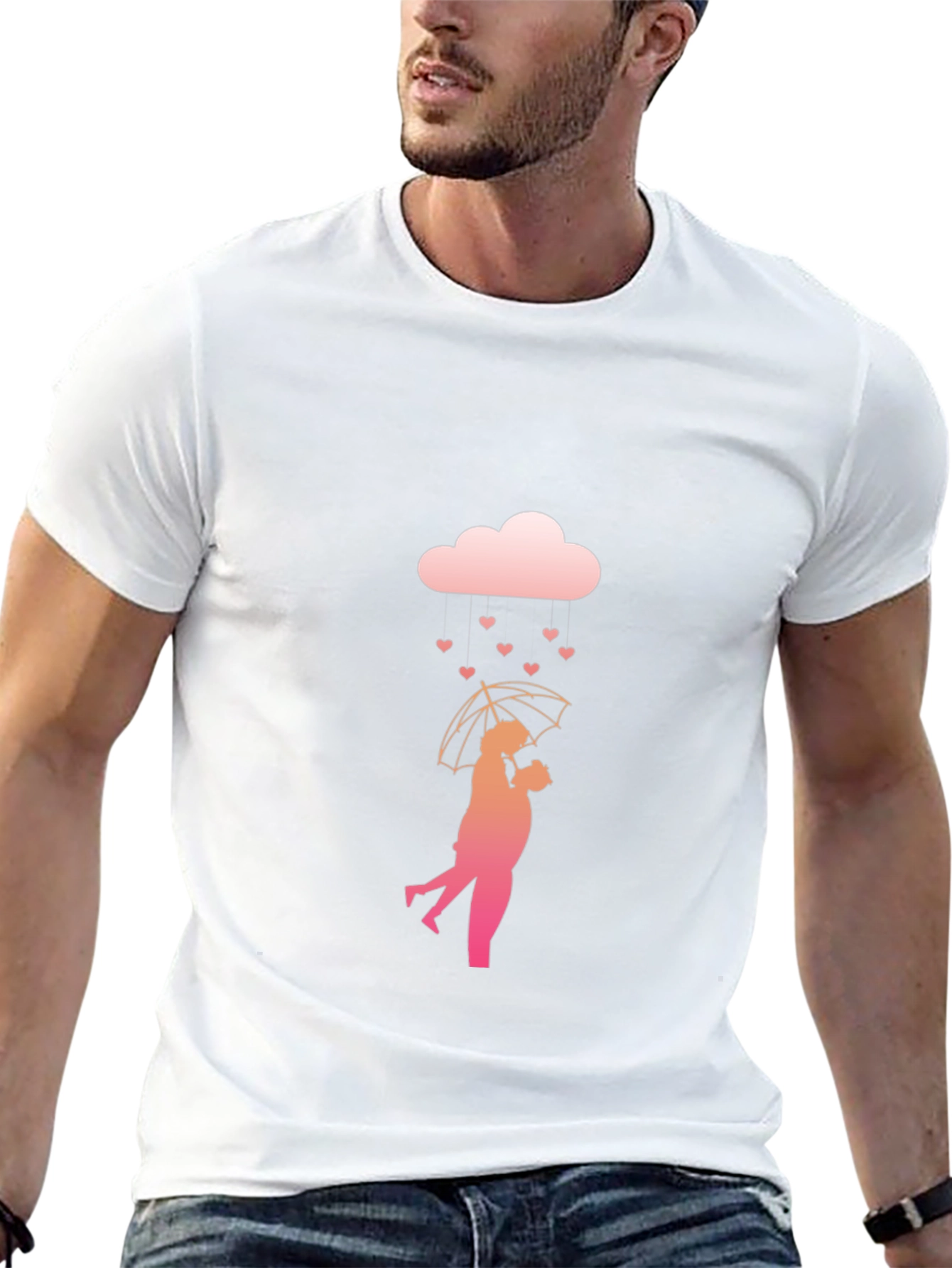 Romantic Rain Heart T-Shirt