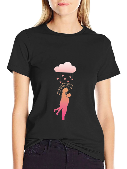 Romantic Rain Heart T-Shirt