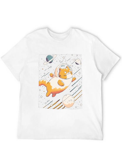Space Cat T-Shirt - Astronaut Kitten Tee