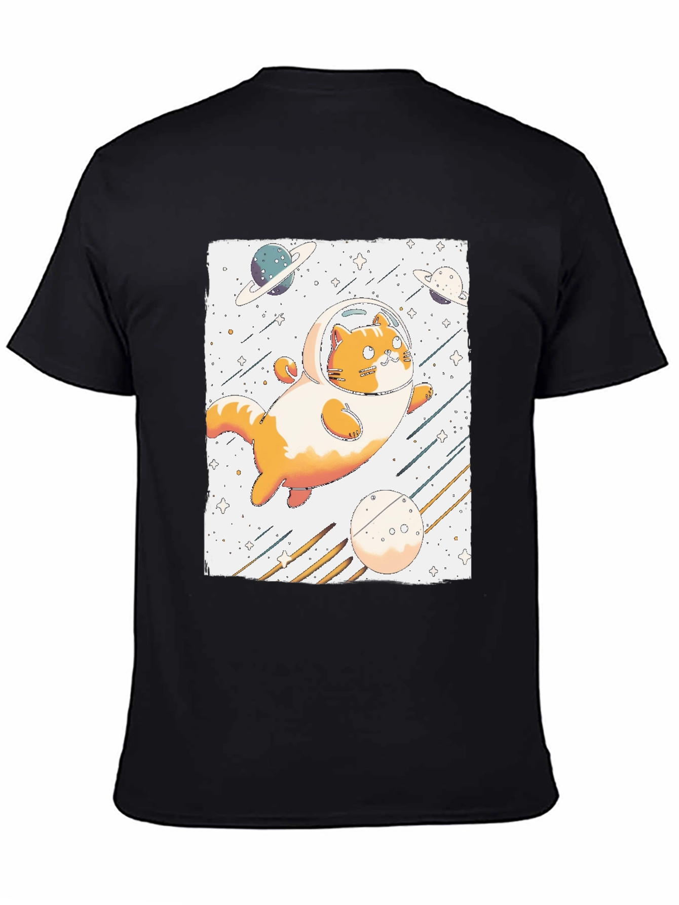 Space Cat T-Shirt - Astronaut Kitten Tee