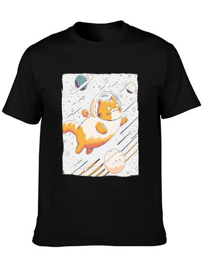 Space Cat T-Shirt - Astronaut Kitten Tee