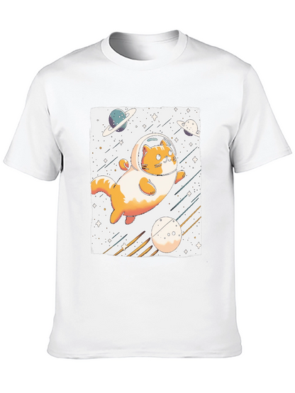 Space Cat T-Shirt - Astronaut Kitten Tee