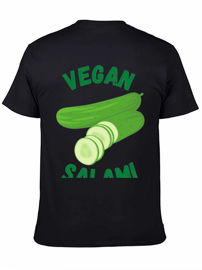 Vegan Salami Cucumber Graphic T-Shirt