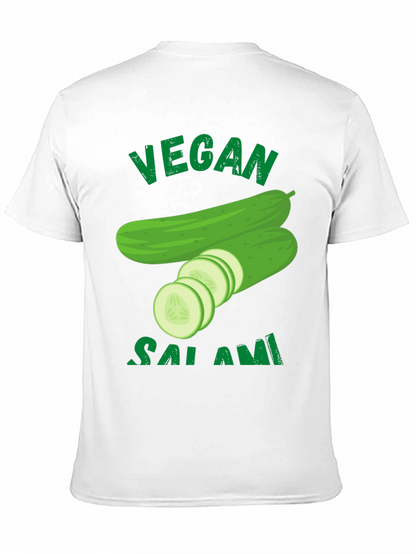Vegan Salami Cucumber Graphic T-Shirt