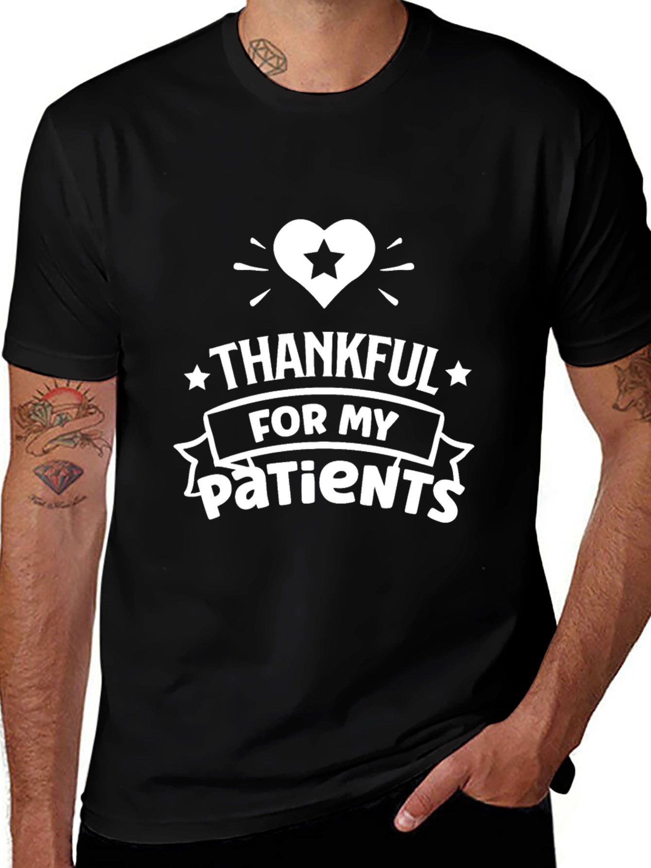 Thankful For My Patients Graphic T-Shirt