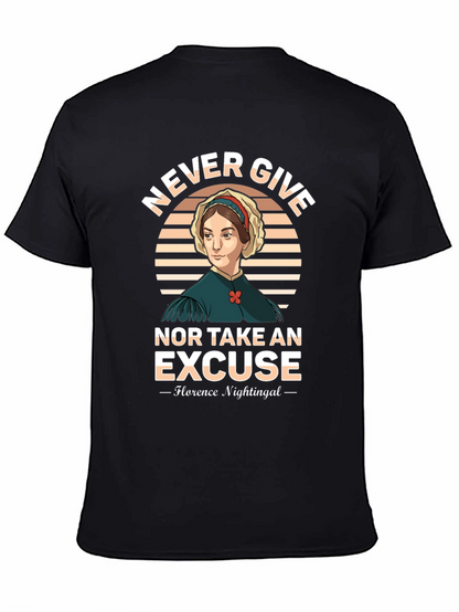 Florence Nightingale T-Shirt - Never Give Up