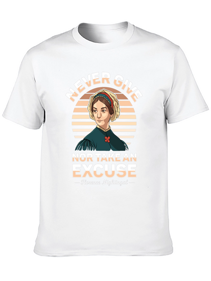 Florence Nightingale T-Shirt - Never Give Up