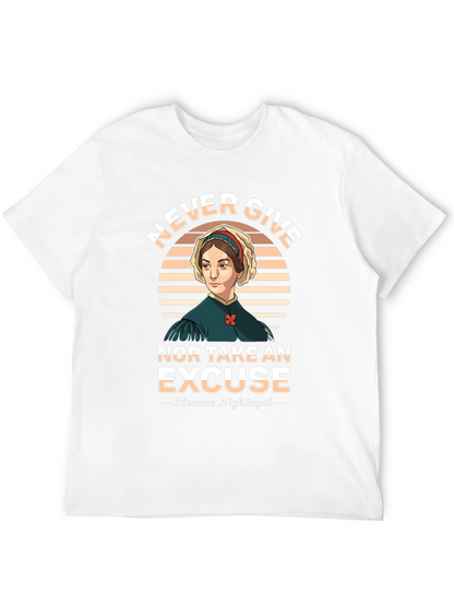 Florence Nightingale T-Shirt - Never Give Up