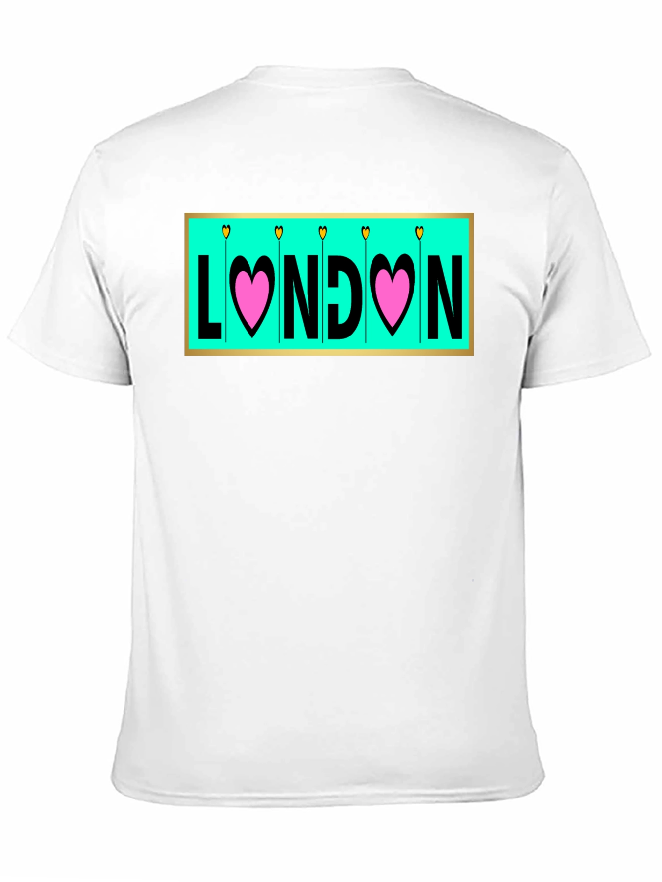 London Love T-Shirt - Heart Design