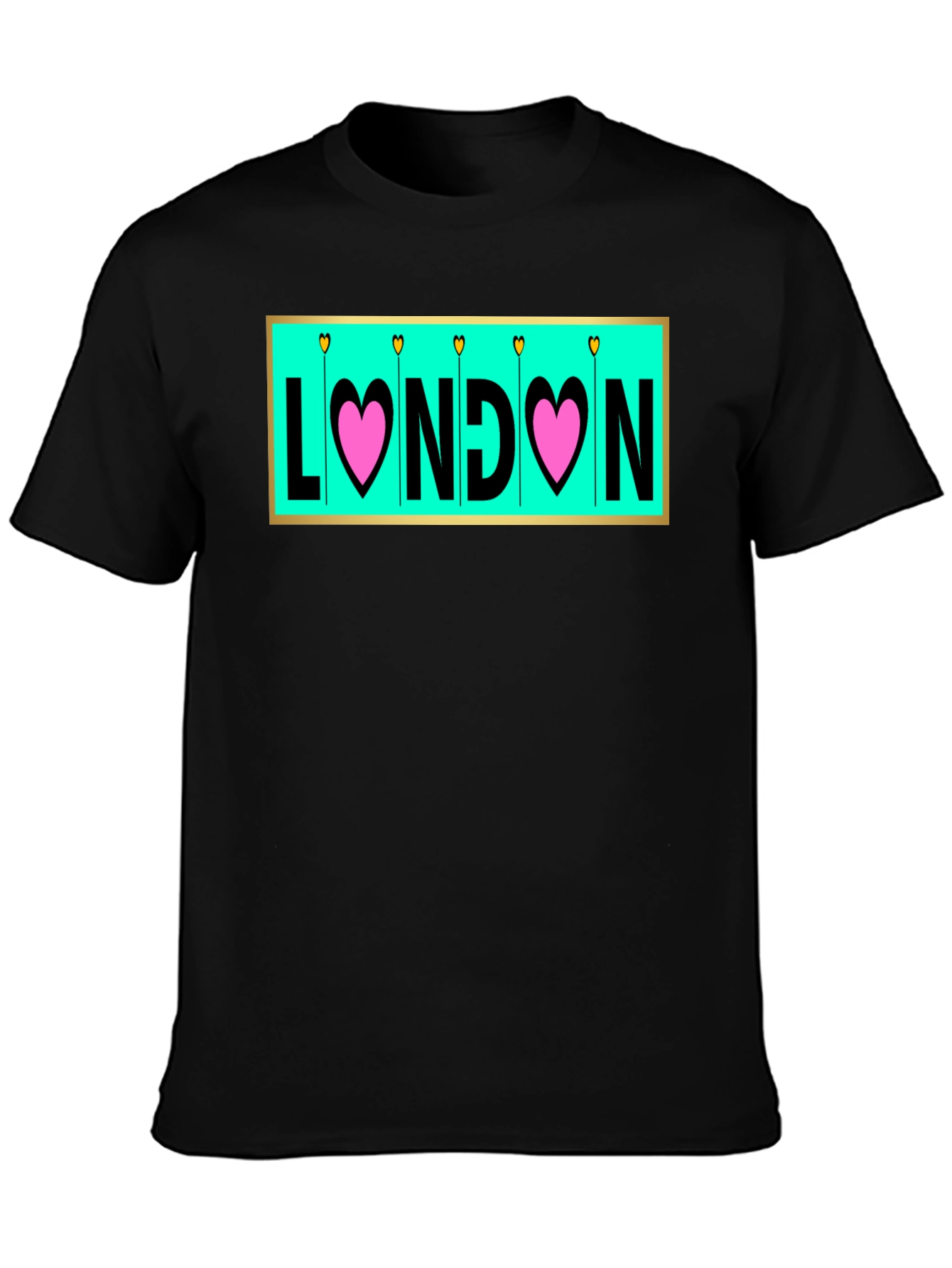 London Love T-Shirt - Heart Design