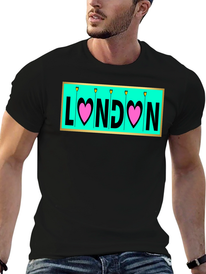 London Love T-Shirt - Heart Design