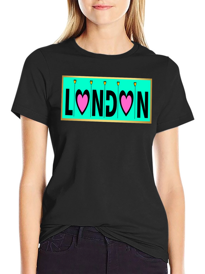 London Love T-Shirt - Heart Design
