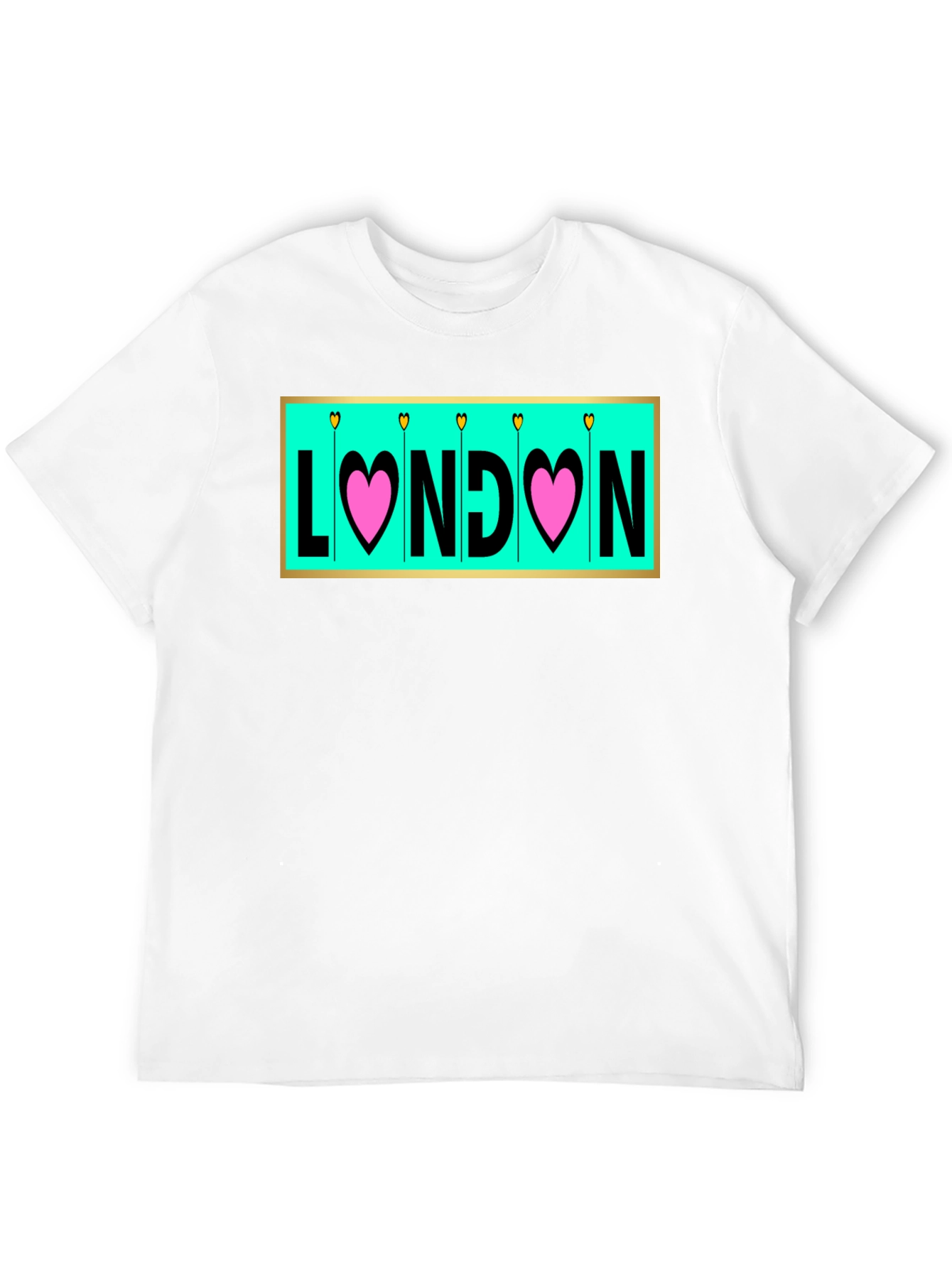London Love T-Shirt - Heart Design