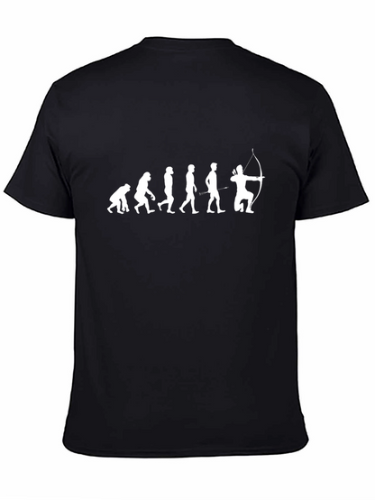 Evolution of Archery Black T-Shirt
