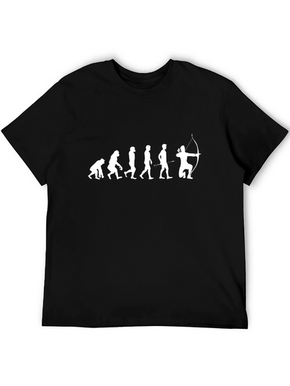 Evolution of Archery Black T-Shirt