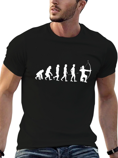 Evolution of Archery Black T-Shirt