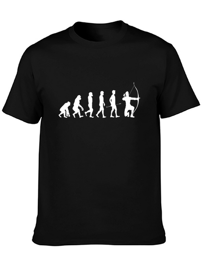 Evolution of Archery Black T-Shirt