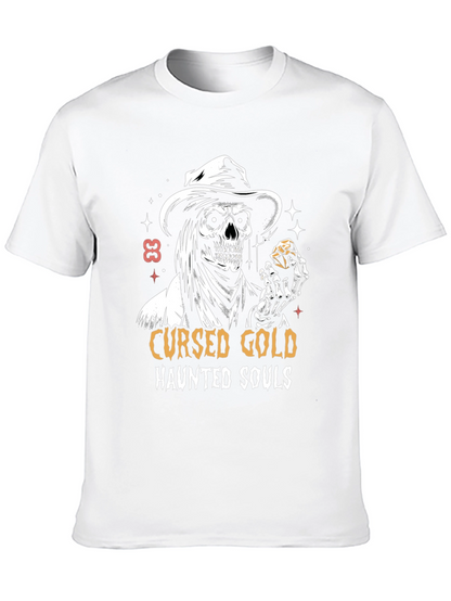 Cursed Gold Haunted Souls Graphic Tee