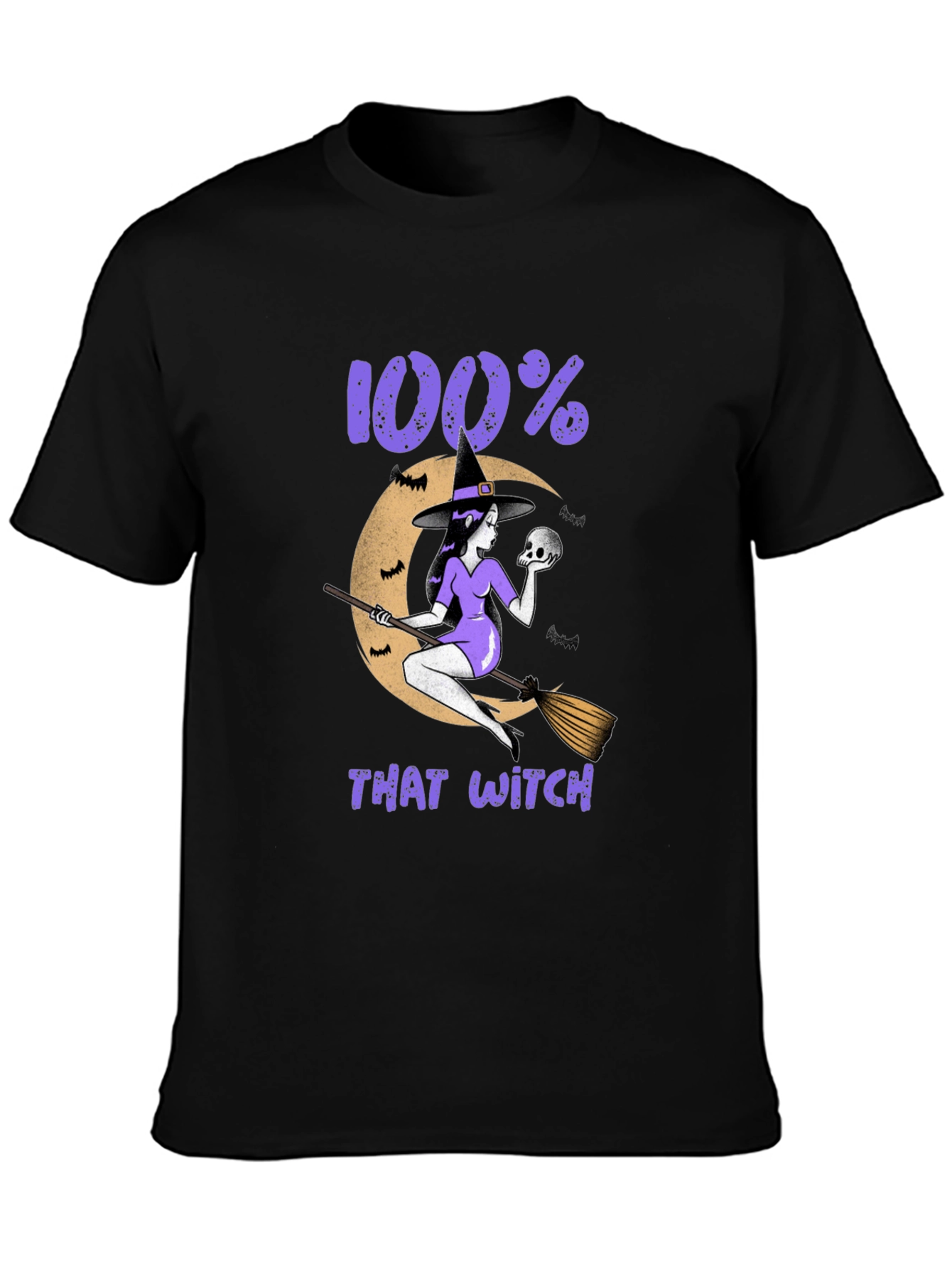 100% That Witch Graphic T-Shirt - Halloween Tee