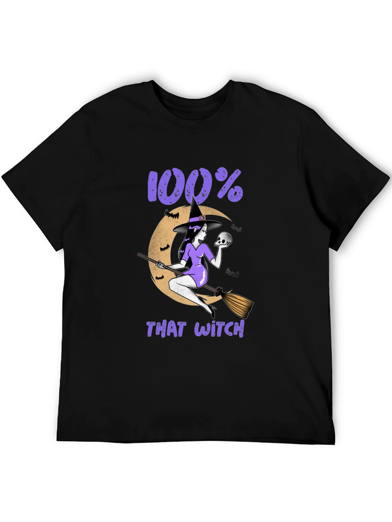 100% That Witch Graphic T-Shirt - Halloween Tee