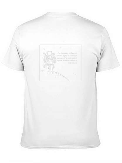 Lost Cause Astronaut Graphic Tee - Black