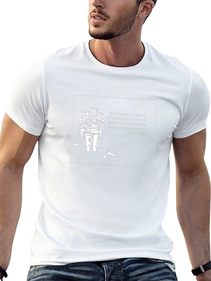 Lost Cause Astronaut Graphic Tee - Black