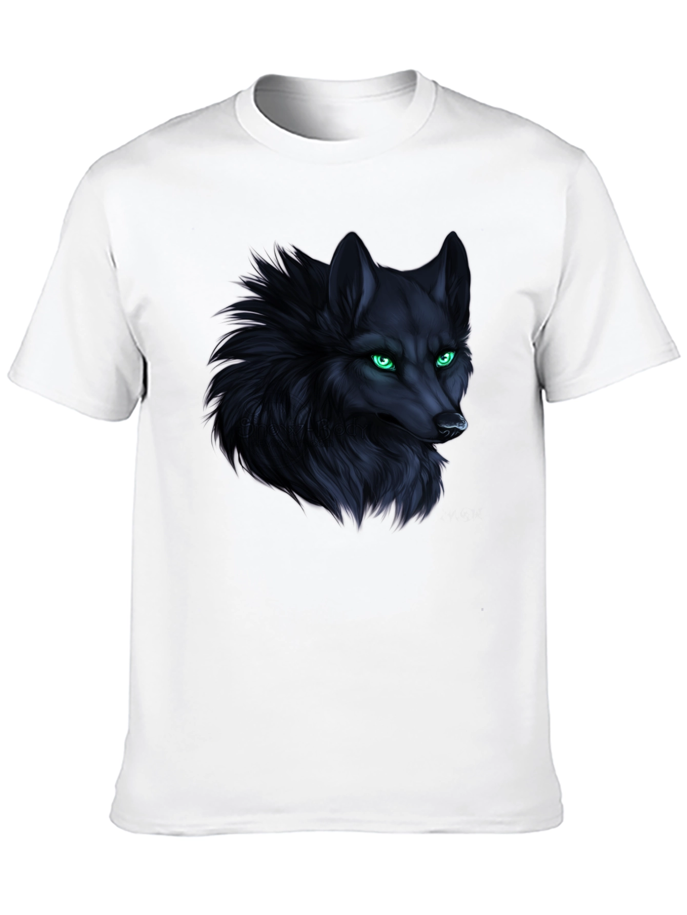 Wolf Graphic Tee - Mens Black T-Shirt