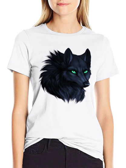 Wolf Graphic Tee - Mens Black T-Shirt