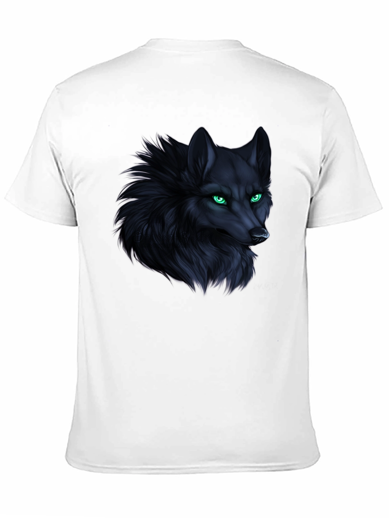 Wolf Graphic Tee - Mens Black T-Shirt