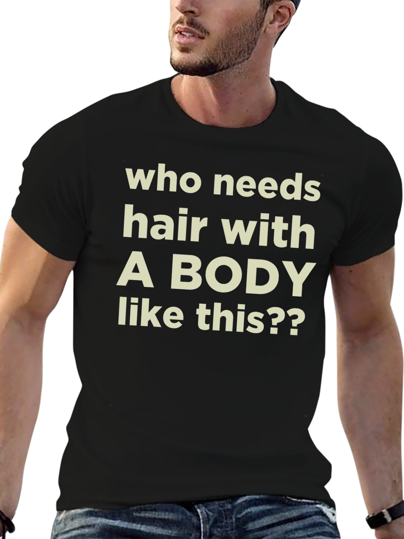 Funny Bald Humor T-Shirt