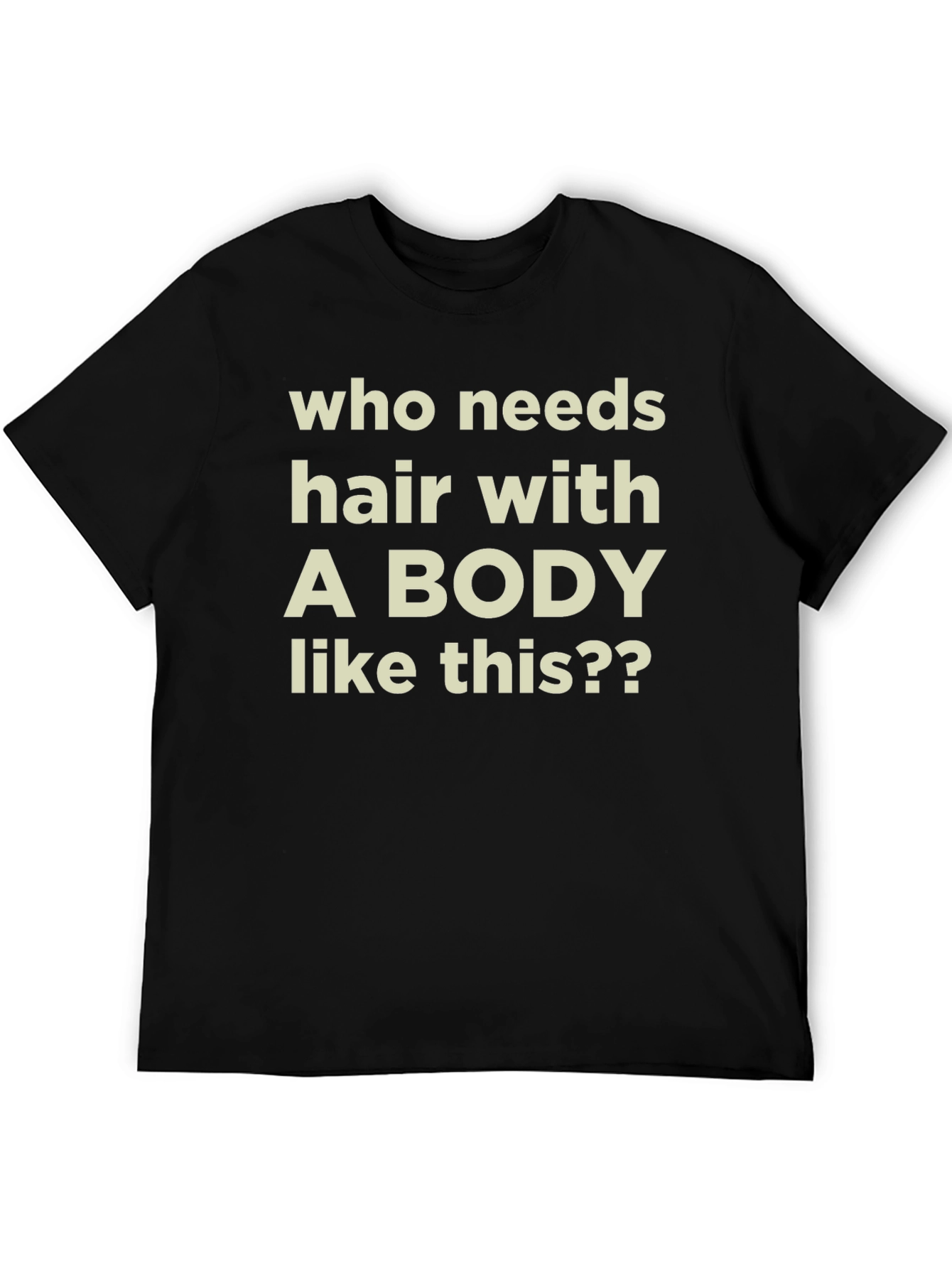 Funny Bald Humor T-Shirt