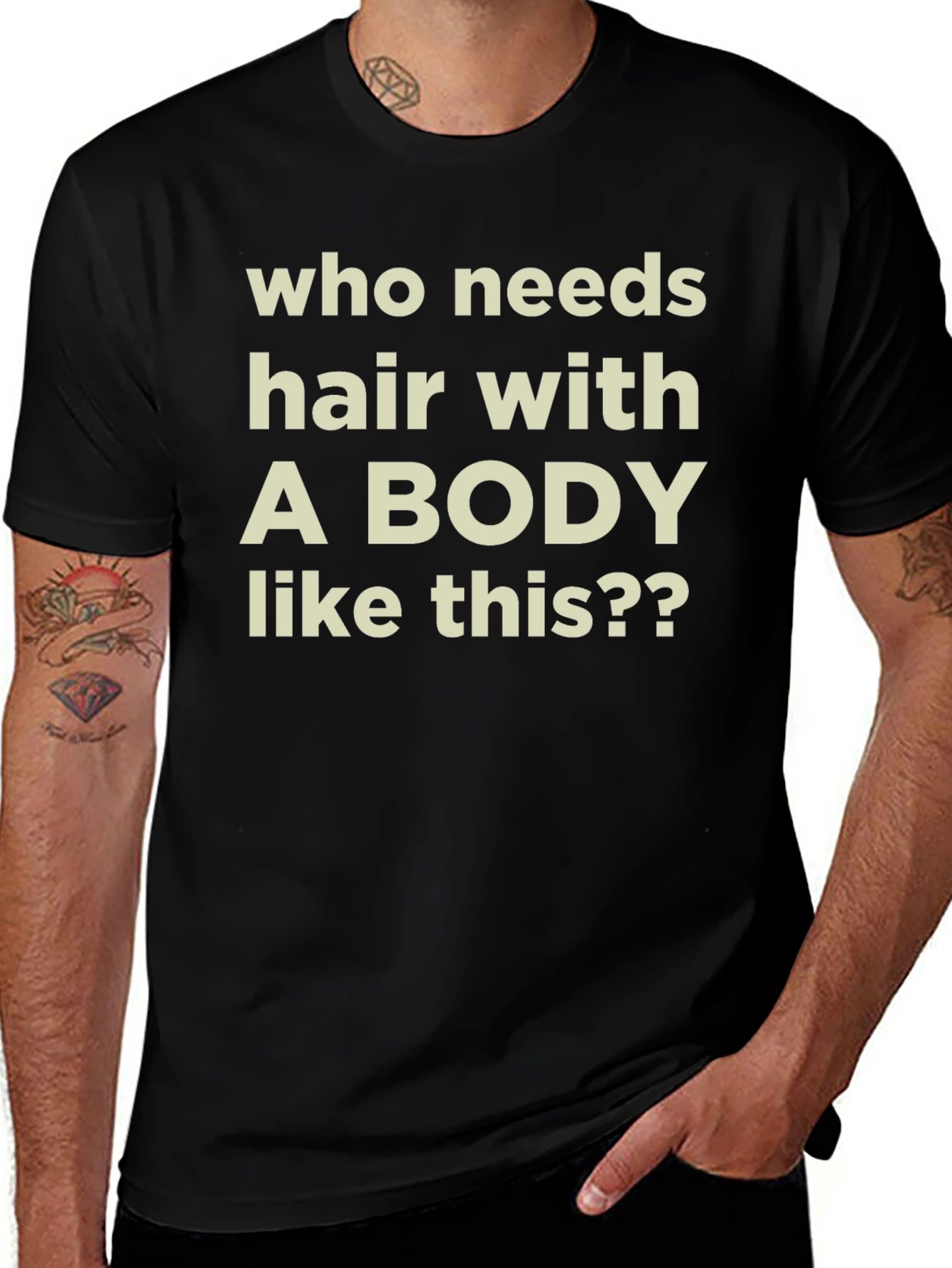 Funny Bald Humor T-Shirt
