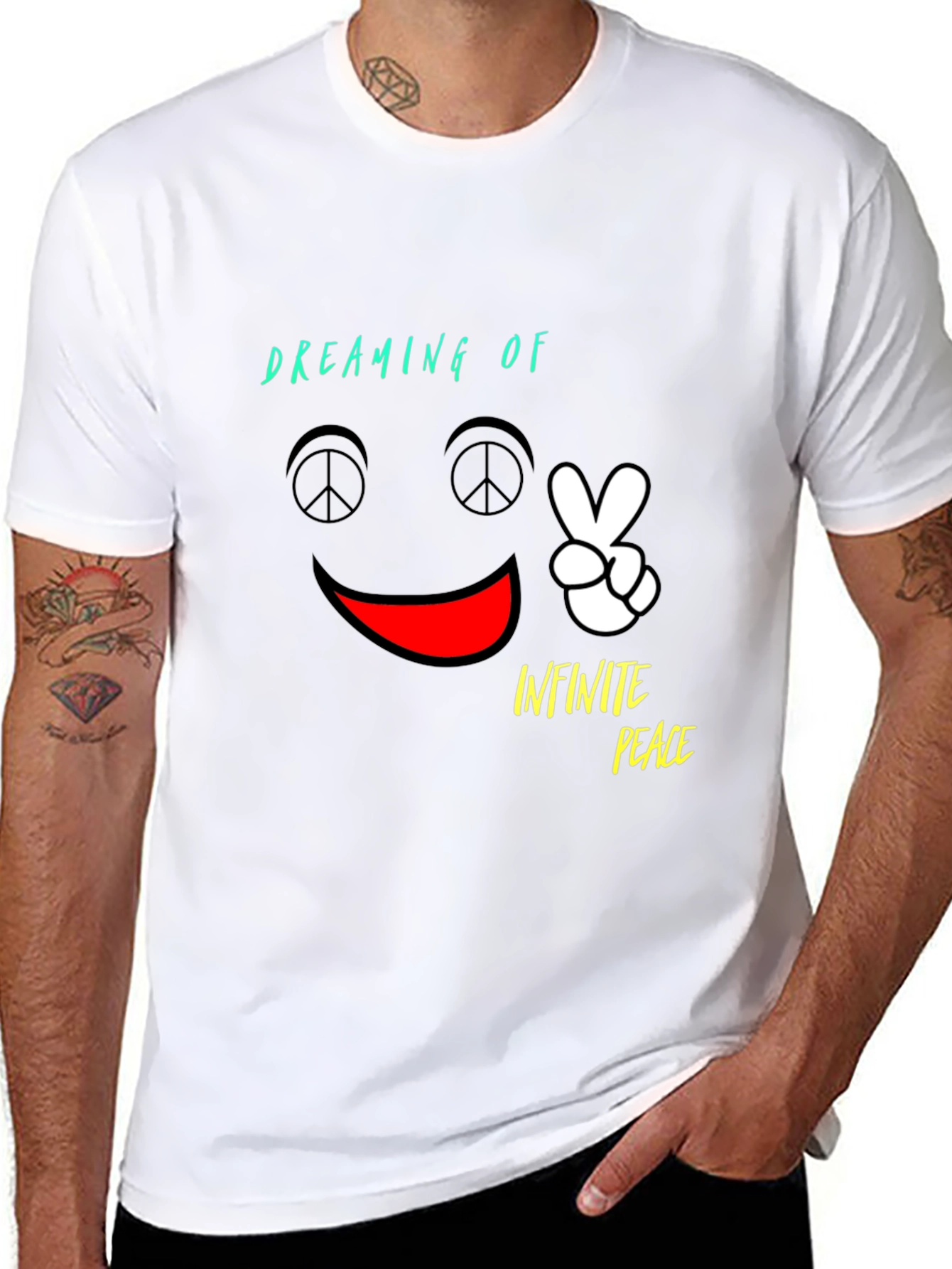 Dreaming of Infinite Peace Graphic T-Shirt