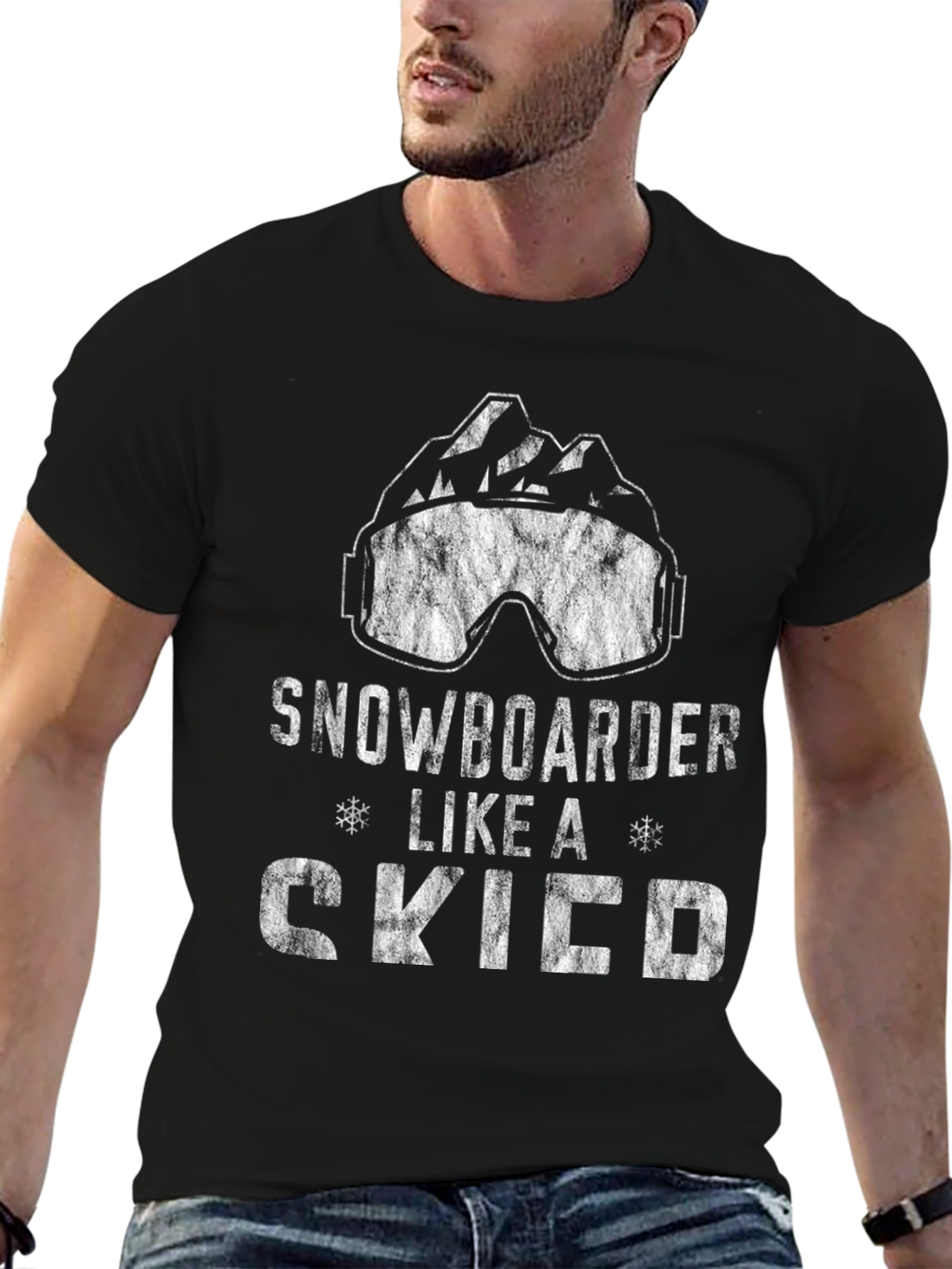 Snowboarder Like a Skier T-Shirt