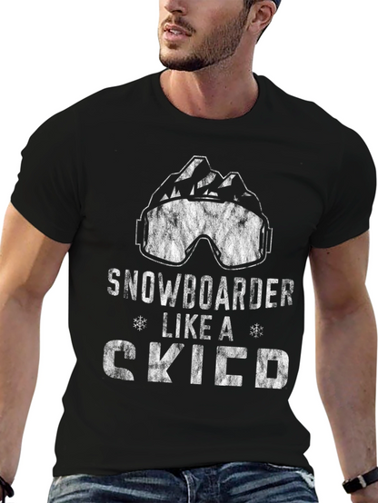 Snowboarder Like a Skier T-Shirt