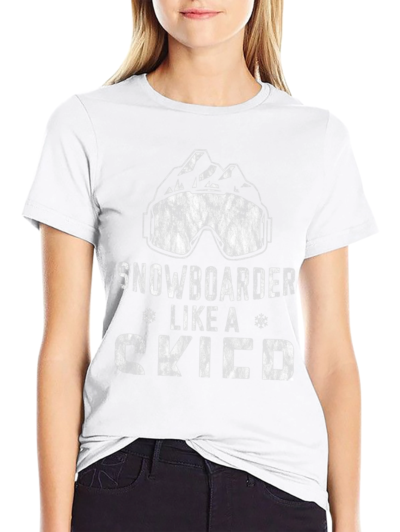 Snowboarder Like a Skier T-Shirt
