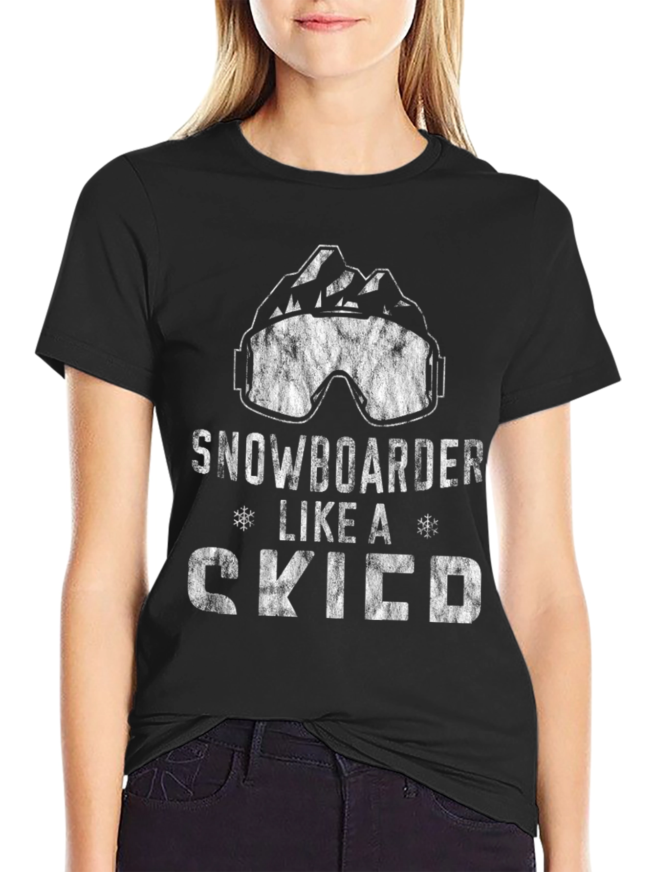 Snowboarder Like a Skier T-Shirt