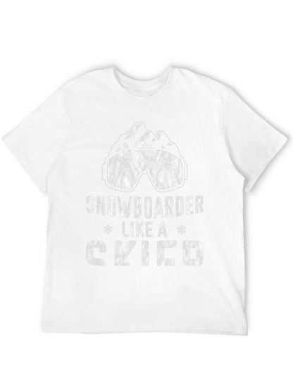 Snowboarder Like a Skier T-Shirt