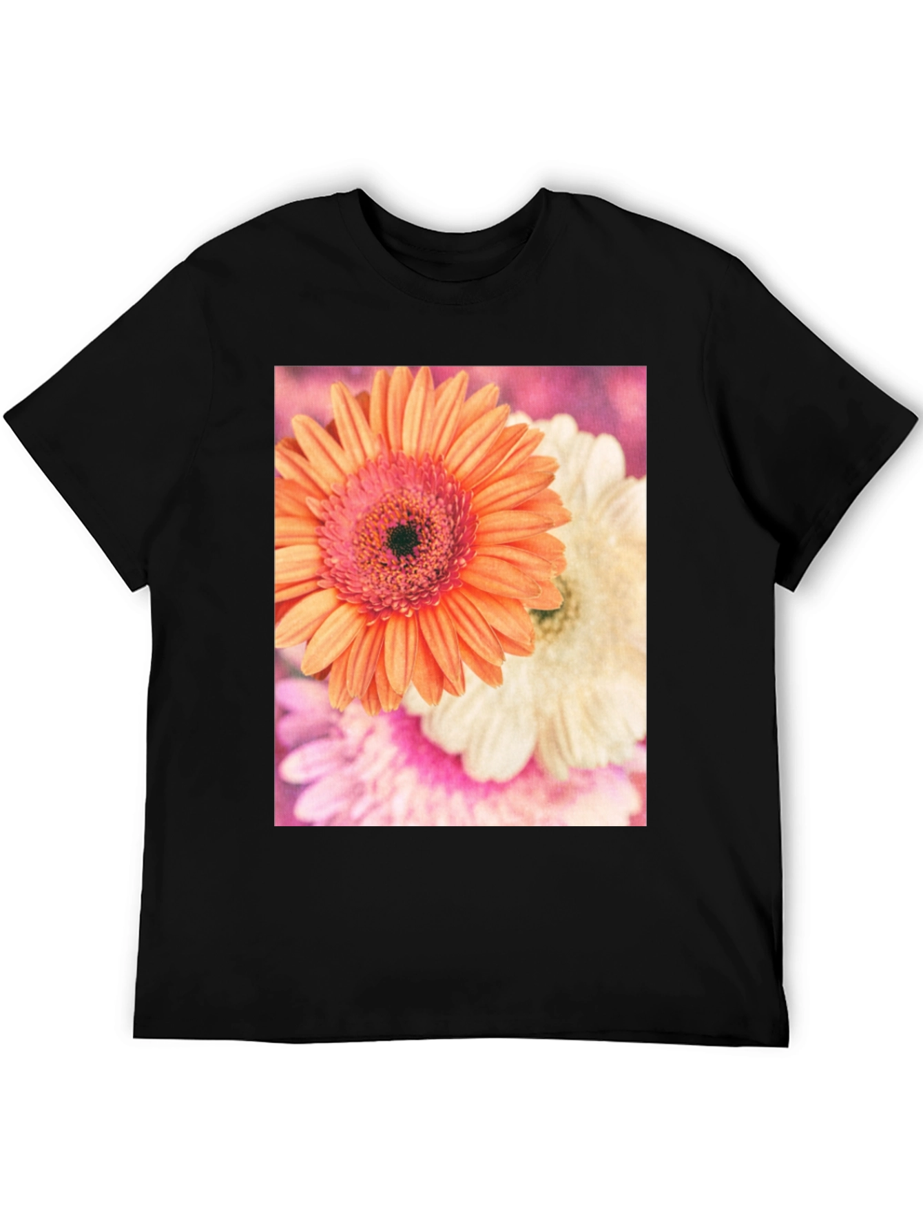 Floral Print Crew Neck T-Shirt