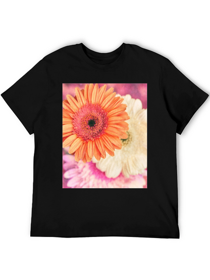 Floral Print Crew Neck T-Shirt