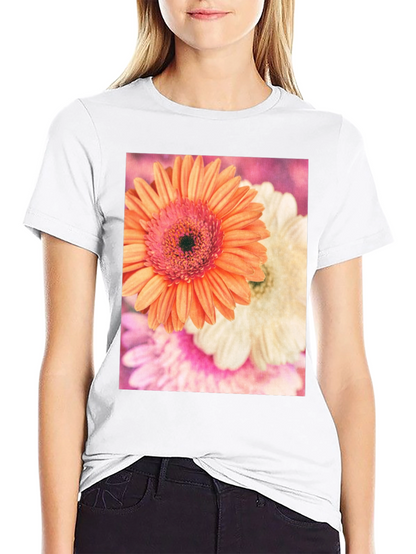 Floral Print Crew Neck T-Shirt