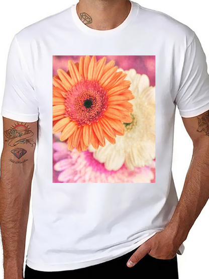 Floral Print Crew Neck T-Shirt