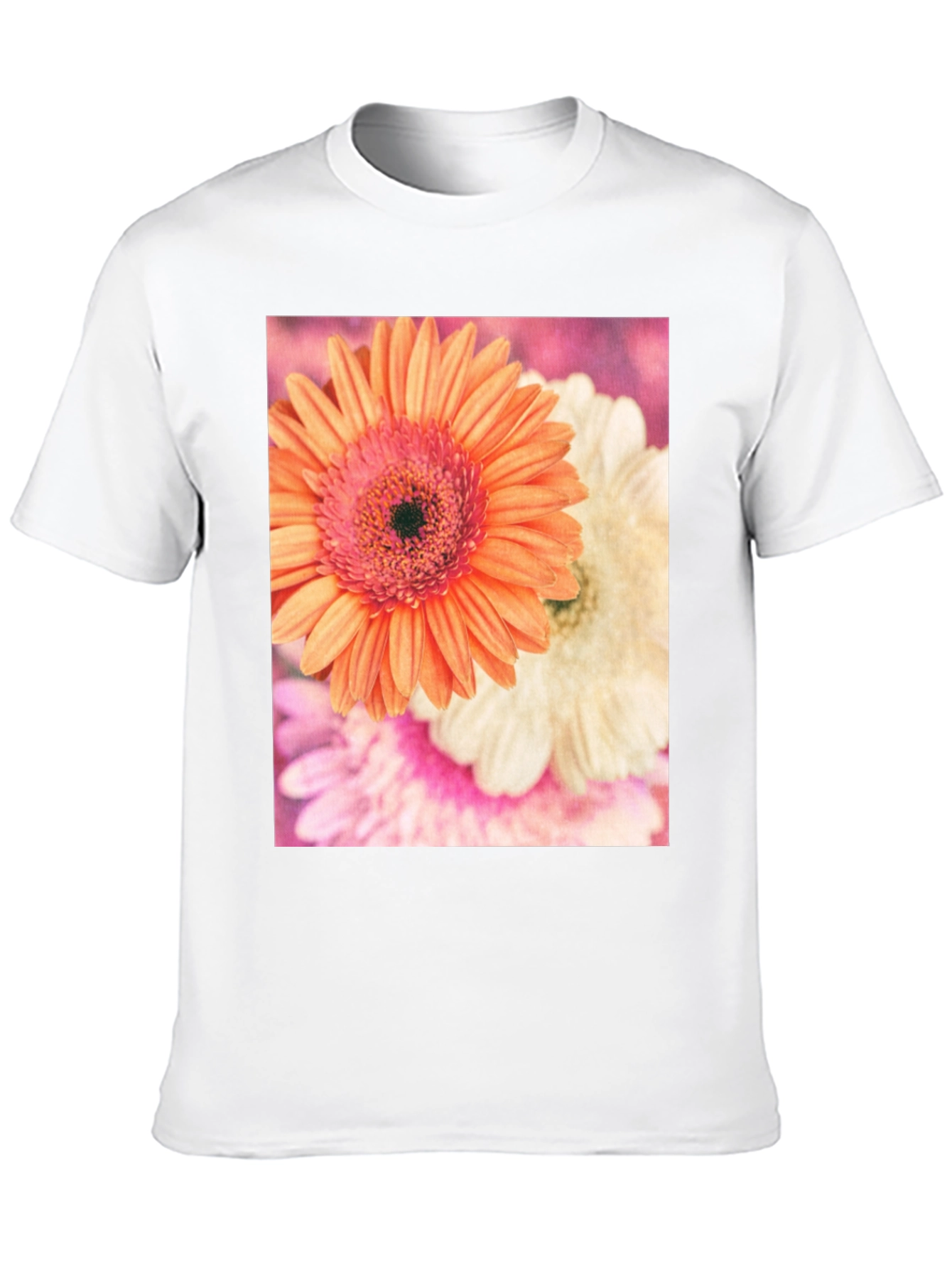 Floral Print Crew Neck T-Shirt