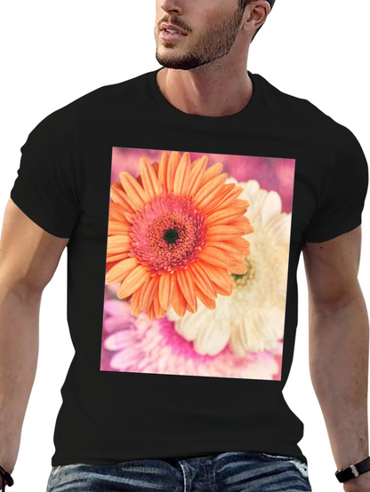 Floral Print Crew Neck T-Shirt