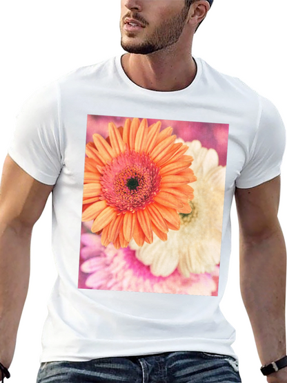 Floral Print Crew Neck T-Shirt