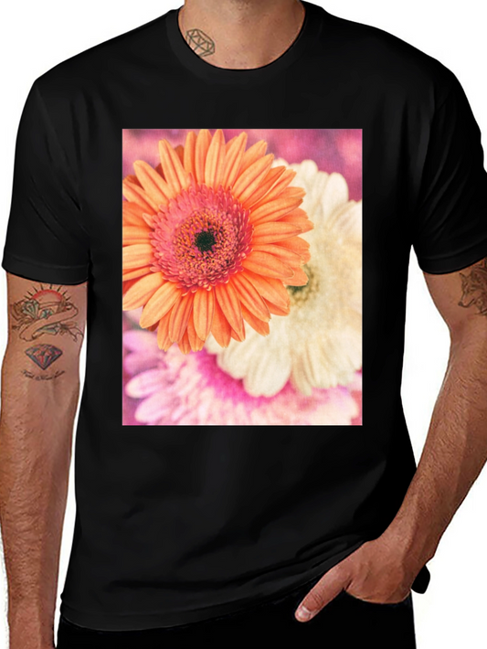 Floral Print Crew Neck T-Shirt