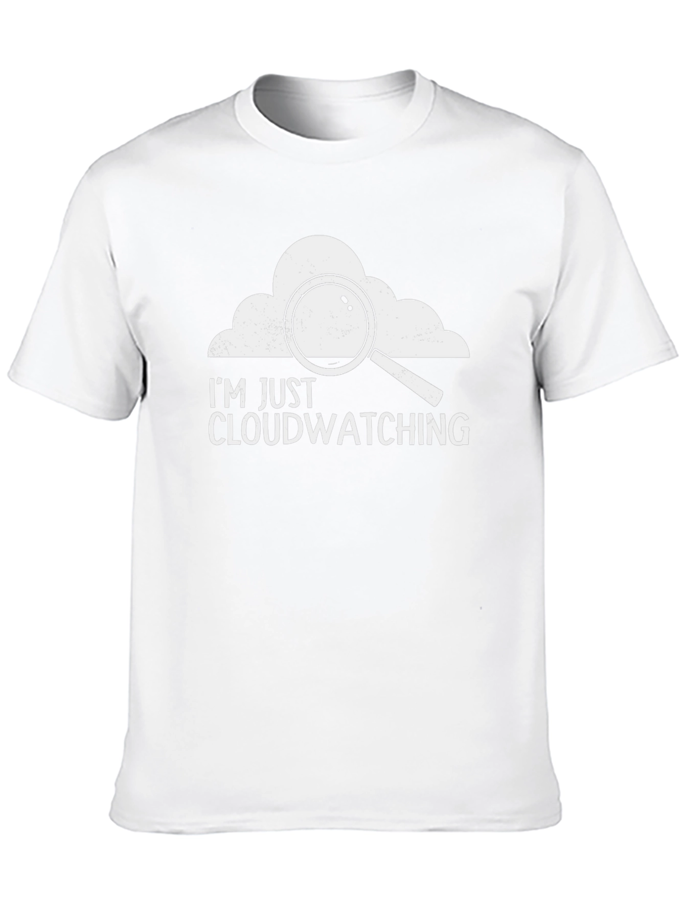 Cloudwatching Graphic T-Shirt - Black Cotton Tee