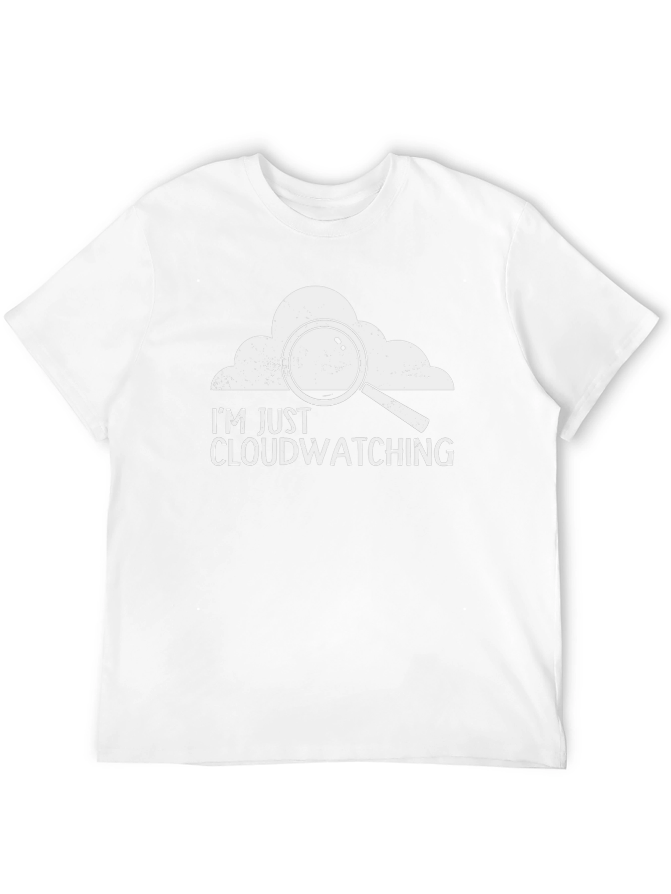 Cloudwatching Graphic T-Shirt - Black Cotton Tee